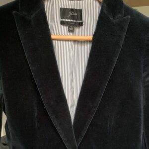 J. Crew PARKE Velvet Blazer Size 0